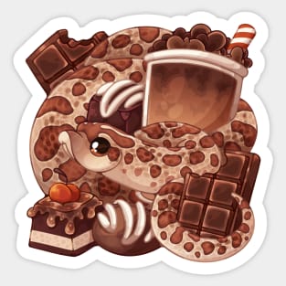 Chocolate snake Sticker